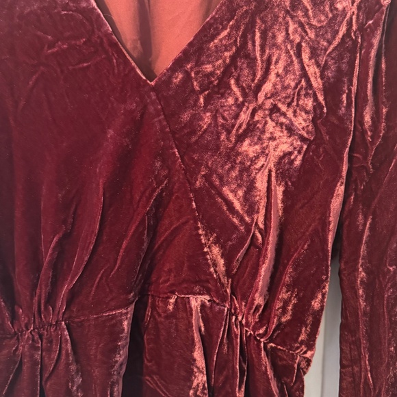 J Crew velvet faux wrap top - Picture 4 of 7